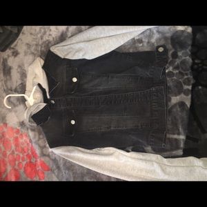 Hooded Denim Jacket